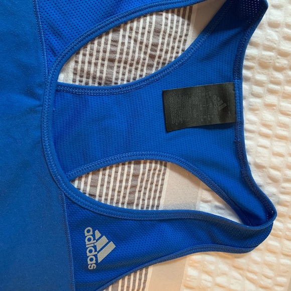 Adidas racer back running workout tank top - Picture 2 of 4